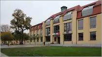 Weimar. Das 1911 vollendete Kunstschulgeb�ude wurde von Henry van de Velde entworfen und geh�rt zum UNESCO-Weltkulturerbe  Das Bauhaus und seine St�tten in Weimar, Dessau und Bernau . 19.10.2019