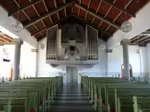 Struer, Orgel von 1892 in der Ev. Kirche, erbaut von Frederik Nielsen (25.07.2019)