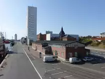 Esbjerg, M�hle Valsenmolen und Lagerh�user am Hafen (26.07.2019)