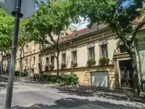 Historische H�user in der Hunyadi Str. in P�cs, Ungarn. Aufnahmedatum: 21.05.2019.