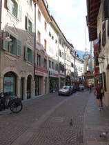 Bozen, historische Huser in der Bindergasse (14.09.2019)