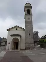 Vergoman, Pfarrkirche San Antonio, erbaut im 16. Jahrhundert (17.09.2019)