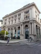 Treviso, Geb�ude der Deutschen Bank an der Piazza Francesco Crispi (18.09.2019)