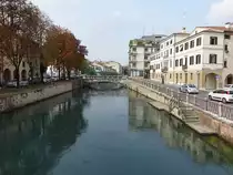 Treviso, H�user an der Riviera Giuseppe Garibaldi am Fluss Fiume (18.09.2019)