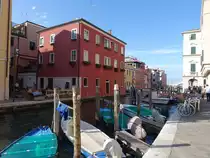 Chioggia, historische Geb�ude am Canale San Domenico (19.09.2019)
