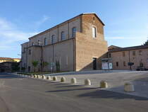 Forli, San Domenico Kirche an der Piazza Guido da Montefeltro, erbaut im 13. Jahrhundert (20.09.2019)