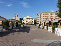 Forli, Gebude an der Piazza Guido de Montefeltro (20.09.2019)