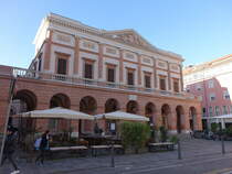 Cesena, Teatro Comunale Bonci an der Piazza Maria Guidazzi, erbaut 1846 (21.09.2019)