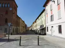 Scandiano, historische Geb�ude an der Piazza della Liberta (21.09.2019)