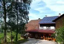 Bottenau, Ausflugsgastst�tte  Hummelsw�lderhof  in den Weinbergen der Ortenau, Juli 2015