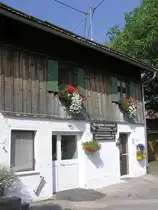 Teilansicht der Sennerei Schweineberg (Ofterschwang, Landkreis Oberallg�u - Juli 2005)