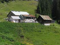 Die Hirschalpe oberhalb der Jochstra Bad Hindelang - Oberjoch (Landkreise Oberallgu - Juli 2005)