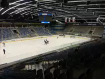 Chomutov, Innenraum der Rocknet Arena, 5250 Zuschauerpl�tze (26.09.2019)