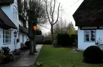 Beschauliche Winterstimmung in Nieblum auf F�hr am 2. Weihnachtstag 2019 (26.12.)