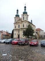 Duchcov, Pfarrkirche Maria Himmelfahrt, erbaut zu Beginn des 18. Jahrhunderts durch Johann Josef von Waldstei (27.09.2019)