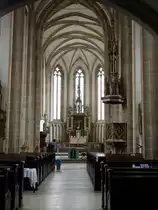 Usti nad Labem / Aussig, sp�tgotischer Innenraum der Maria Himmelfahrt Kirche (27.09.2019)