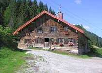 Alpe Vors I hinter Gunzesried-Sge im Aubachtal (Gemeinde Blaichach, Landkreis Oberallgu - August 2005)