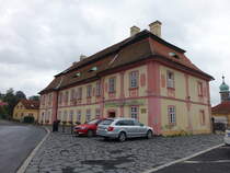 Ceska Kamenice / Bhmisch Kamnitz, altes Spital, erbaut bis 1741 (27.09.2019) 