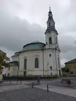 Novy Bor / Haida, Pfarrkirche Maria Himmelfahrt, erbaut von 1786 bis 1788 vom Baumeister Johann Wenzel Kosch (27.09.2019)