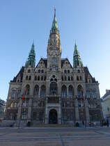 Liberec / Reichenberg, Rathaus am Namesti Dr. E. Benese, erbaut bis 1891 durch Franz von Neumann (28.09.2019)