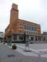 Jablonec nad Nisou / Gablonz an der Nei�e, neues Rathaus, erbaut von 1931 bis 1933 durch den Architekten Karl Winter (28.09.2019)