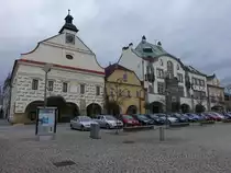 Dvur Kralove nad Labem / K�niginhof an der Elbe, Rathaus am Masarykovo Namesti (30.09.2019)
