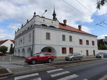 Lazne Bohdanec / Bohdanetsch, Rathaus am Masarykovo Namesti (30.09.2019)