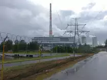 Chvaletice /  Chwaletitz, 800 MW Kohle Kraftwerk, erbaut von 1973 bis 1979  auf dem Gel�nde einer Mangan-R�sterei (30.09.2019)