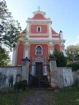 Zehusice / Sehuschitz, Pfarrkirche St. Marek, erbaut bis 1760 (30.09.2019)