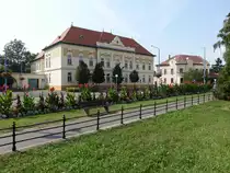 Szentes, Gerichtsgeb�ude in der Csongradi Stra�e (24.08.2019)