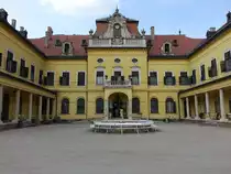 Nagymagocs, Karolyi Schloss, erbaut von 1896 bis 1897 im neobarocken Stil (24.08.2019)