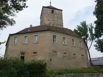 Schloss Erlach, ehemals Sitz der Herren von Erlach, erbaut im 13. Jahrhundert, nach teilweiser Zerst�rung im Bauernkrieg um 1545 wiederhergestellt (27.08.2017)