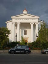 Meztr, klassizistische Reformierte Kirche, erbaut von 1843 bis 1845 (26.08.2019)