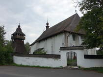Stara Halic, gotische St. Georg Kirche, erbaut im 13. Jahrhundert (27.08.2019)