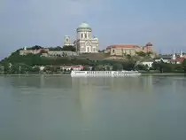 Esztergom, Ausblick auf die Kathedrale Maria Himmelfahrt und die Residenz der Bisch�fe (27.08.2019)