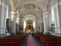 Sered / Sereth, barocker Innenraum der St. Johannes Kirche (28.08.2019)