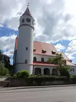 D�rrwangen, Ev. St. Petrus Kirche, erbaut von 1912 bis 1914 (21.05.2017)