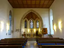 Frommern, Innenraum der Ev. St. Gallus Kirche, erbaut im 17. Jahrhundert (21.05.2017)