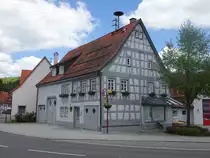 Oberdigisheim, Fachwerkrathaus in der Widumstra�e (21.05.2017)