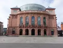 Mainz, Staatstheater am Gutenbergplatz, erbaut von 1829 bis 1833 durch Georg Moller (01.03.2020)
