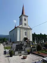 Kunčice pod Ondřejn�kem / Kunzendorf, barocke St. Maria Magdalena Kirche (31.08.2019)