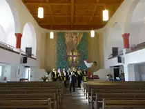 Tailfingen, Jugendstil Innenraum der Ev. St. Paulus Kirche (21.05.2017)