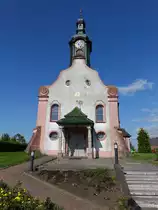 Behla, kath. St. Georg Kirche, erbaut bis 1800, Erweiterung 1907 (25.05.2017)