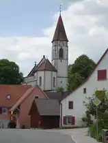 B�sslingen, Pfarrkirche St. Martin, Chor 15. Jahrhundert, Langhaus erbaut von 1893 bis 1895 (25.05.2017)