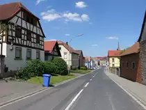 Opferbaum, Fachwerkh�user in der Stra�e am Haag (27.05.2017)