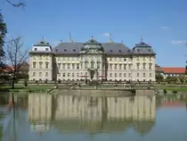 Werneck, dhemalige Sommerresidenz der W�rzburger F�rstbisch�fe, erbaut von 1733 bis 1744 von Balthasar Neumann (27.05.2017)