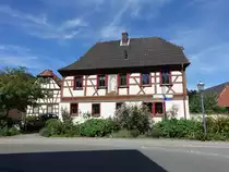 Geldersheim, historisches Fachwerkhaus in der Zehntstra�e (28.05.2017)