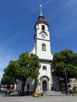 Heidenfeld, neubarocke Pfarrkirche St. Laurentius, erbaut bis 1906 (28.05.2017)