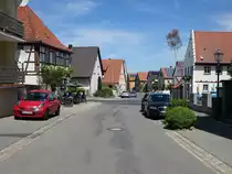 Lindach, historische H�user in der Lindenstra�e (28.05.2017)