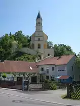 Donaustauf, Pfarrkirche St. Salvator, Saalbau mit eingezogenem Chor, erbaut bis 1607 (02.06.2017)